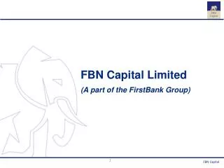 (A part of the FirstBank Group)