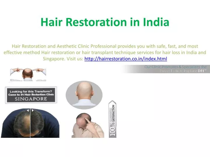 hair restoration in india