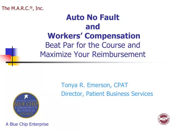 auto no fault and workers compensation beat par for the course and maximize your reimbursement