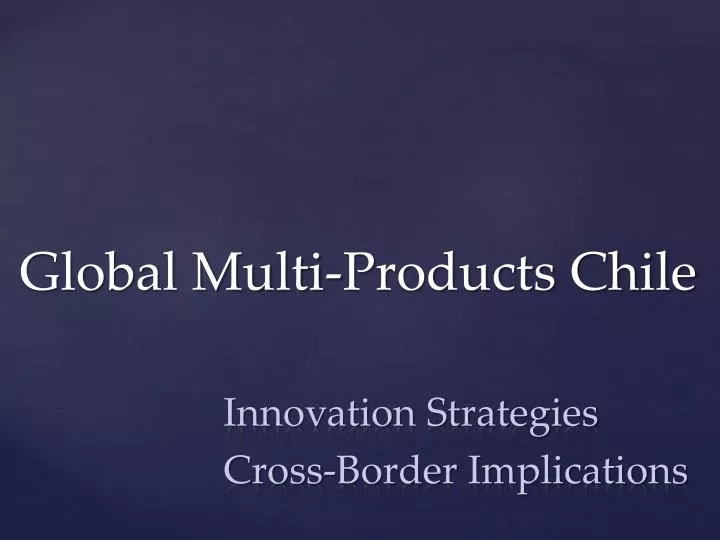 global multi products chile