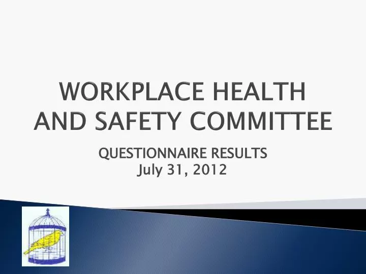 workplace health and safety committee