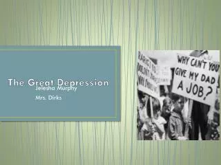 The Great Depression