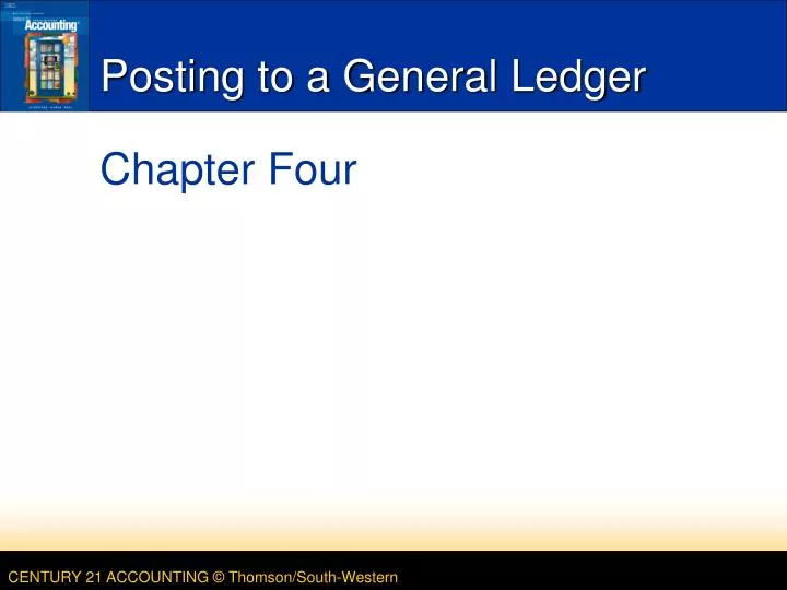 posting to a general ledger