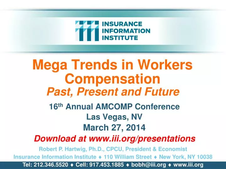 mega trends in workers compensation past present and future
