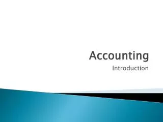 Accounting