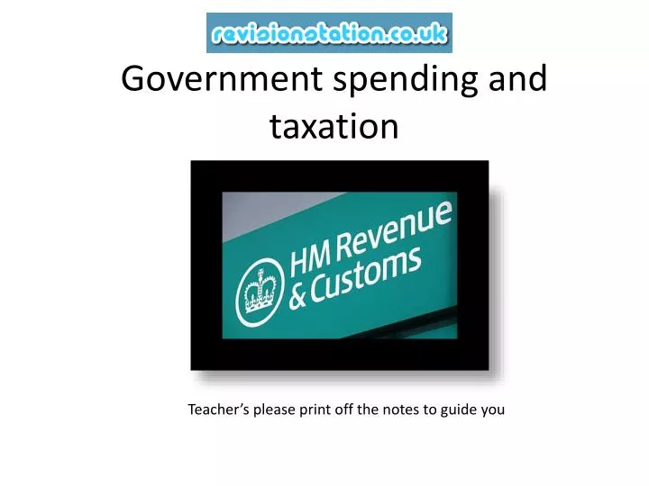 government spending and taxation