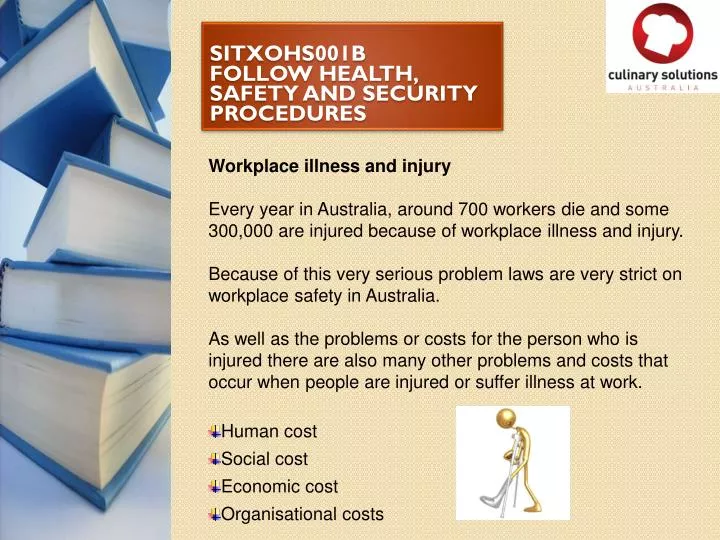 sitxohs001b follow health safety and security procedures