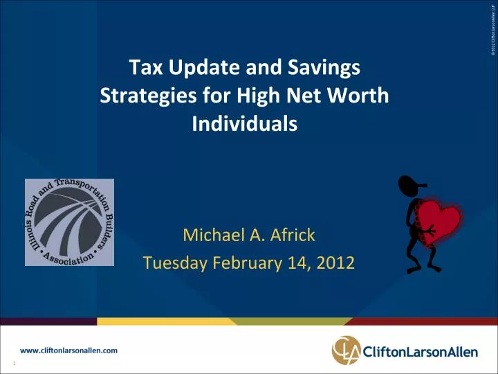 tax update and savings strategies for high net worth individuals