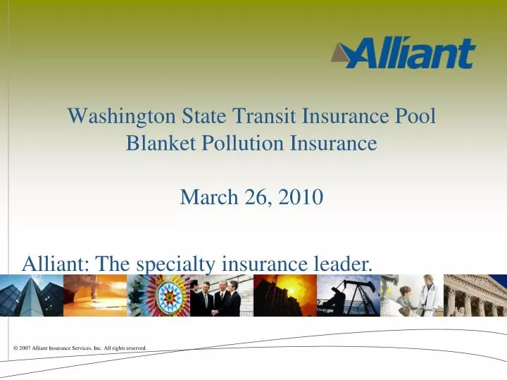 washington state transit insurance pool blanket pollution insurance march 26 2010