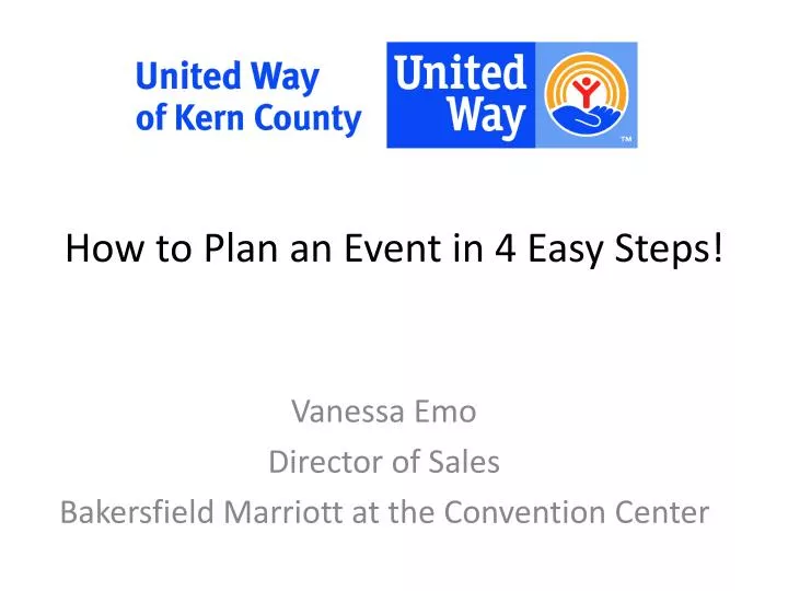 how to plan an event in 4 easy steps