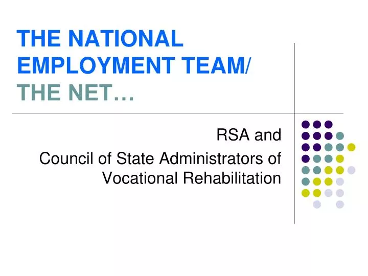 the national employment team the net