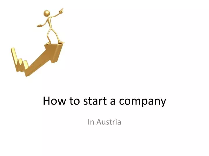 how to start a company