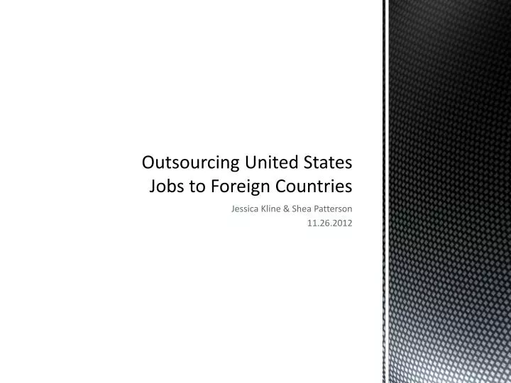 outsourcing united states jobs to foreign countries