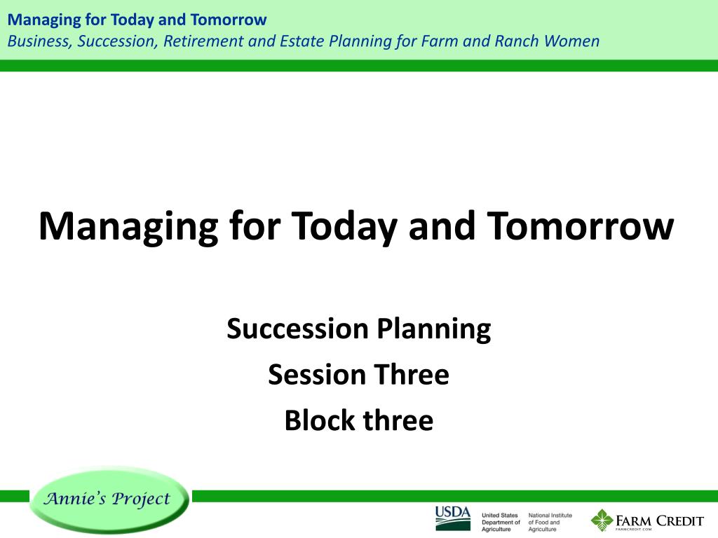 PPT - Managing for Today and Tomorrow PowerPoint Presentation, free ...