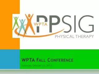 WPTA Fall Conference