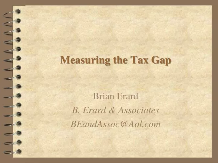 measuring the tax gap