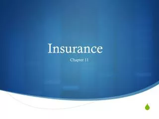 Insurance