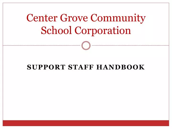 center grove community school corporation