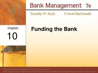 Funding the Bank