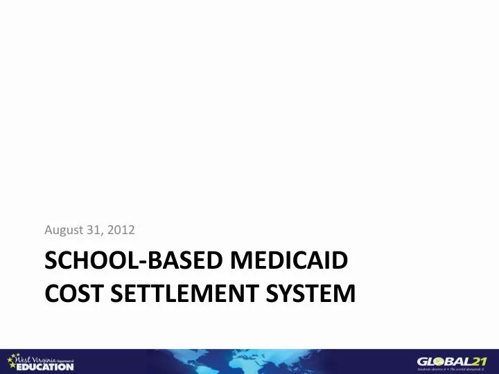 school based medicaid cost settlement system