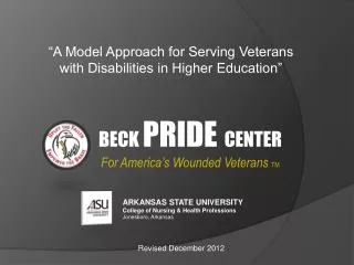 BECK PRIDE CENTER