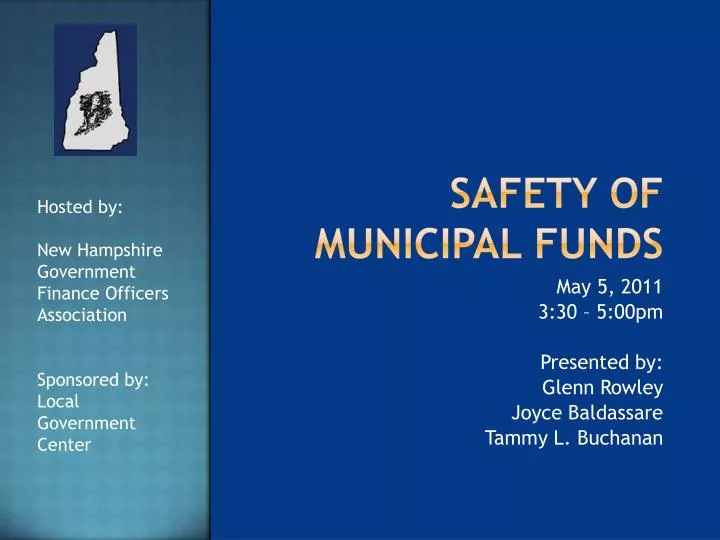 safety of municipal funds