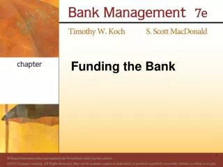 Funding the Bank