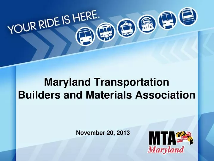 maryland transportation builders and materials association