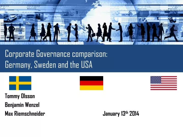 corporate governance comparison germany sweden and the usa