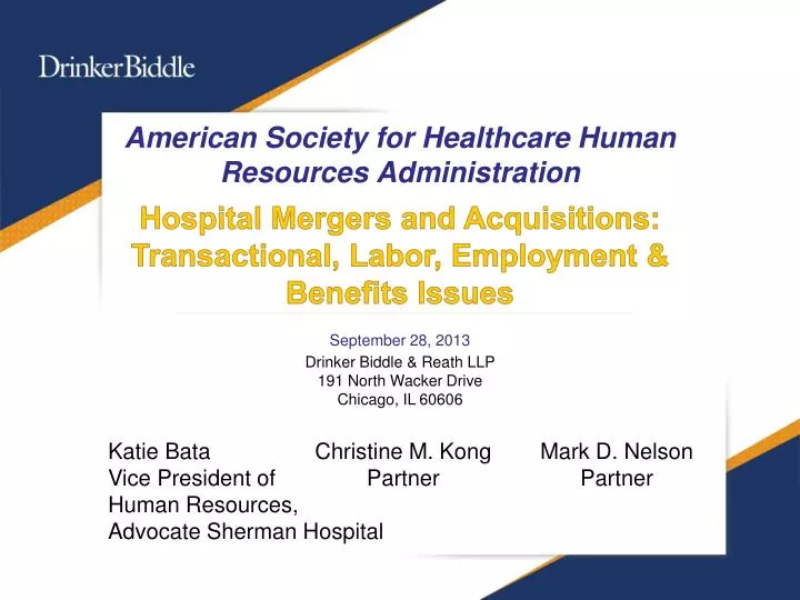 American Society for Healthcare Human Resources Administration