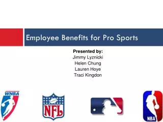 Employee Benefits for Pro Sports