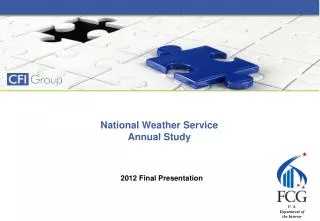 National Weather Service Annual Study