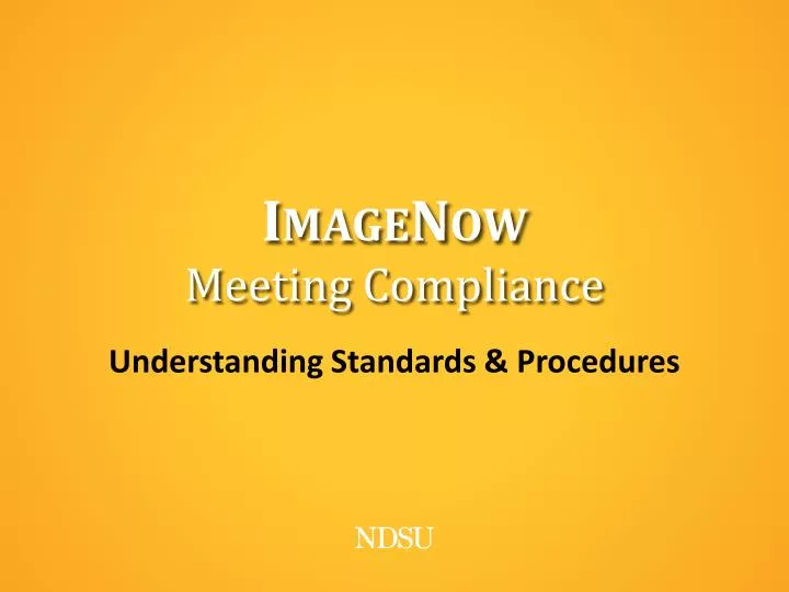 imagenow meeting compliance
