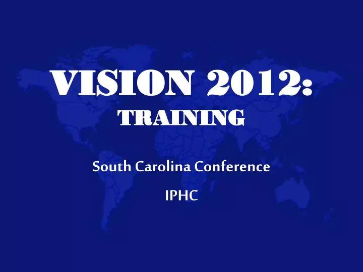 vision 2012 training