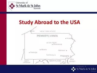 Study Abroad to the USA