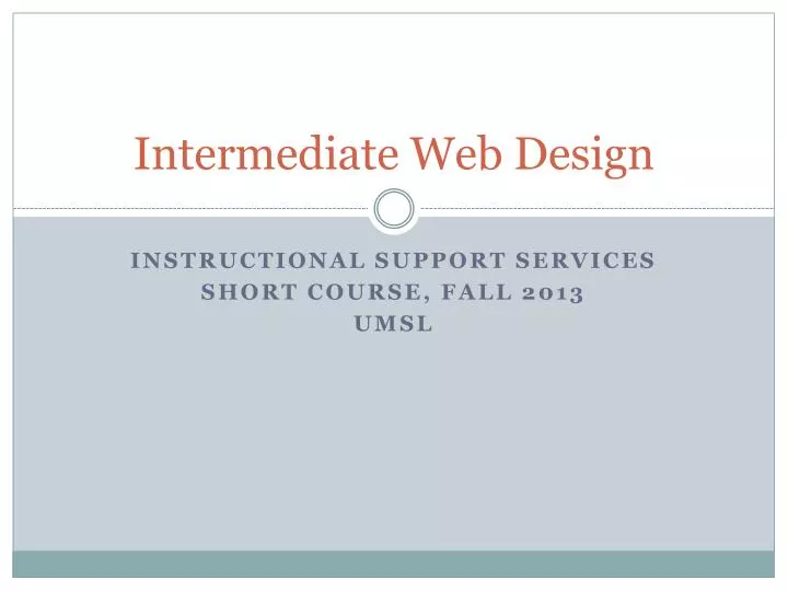intermediate web design