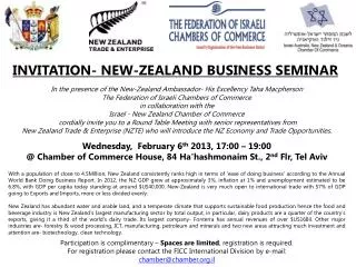 INVITATION- NEW-ZEALAND BUSINESS SEMINAR