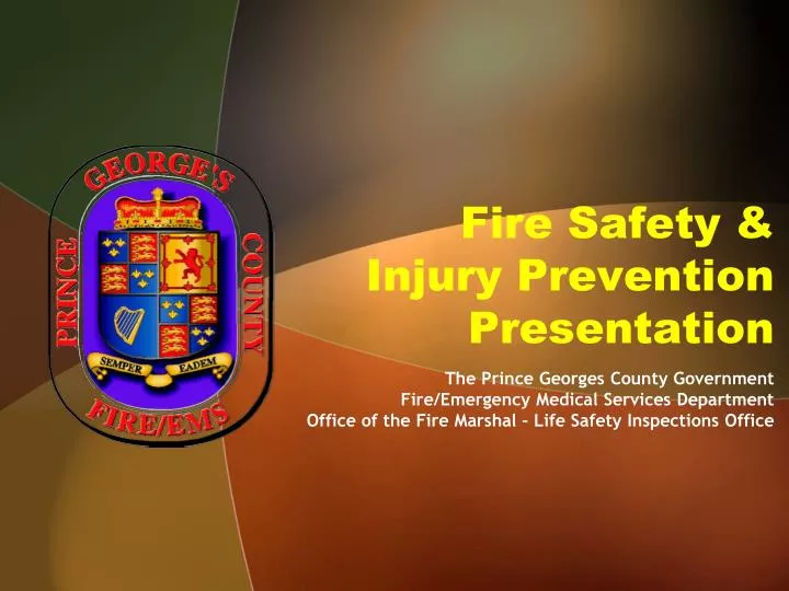 fire safety injury prevention presentation