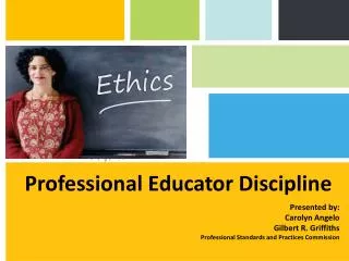 Professional Educator Discipline