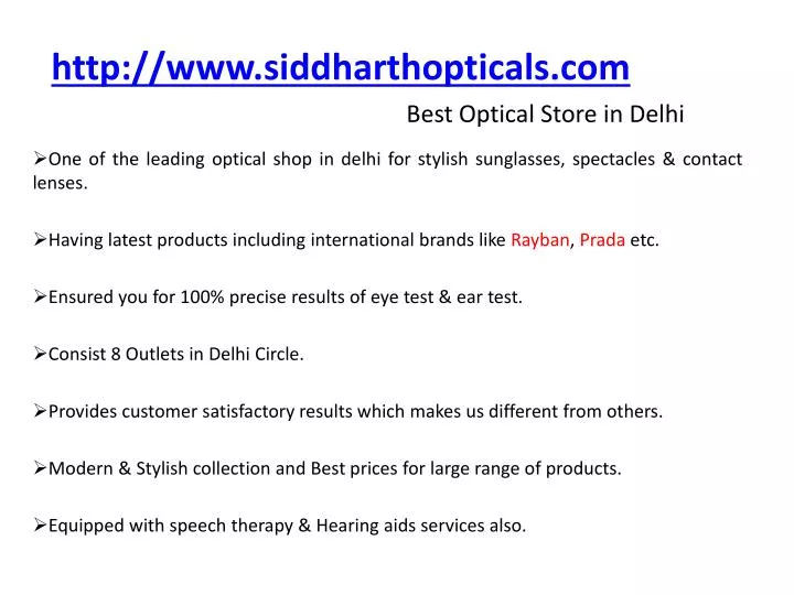 http www siddharthopticals com best optical store in delhi