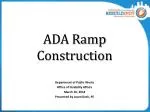 ADA Ramp Construction - slide 1