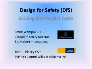 Design for Safety (DfS)