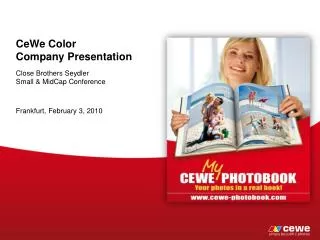 CeWe Color Company Presentation