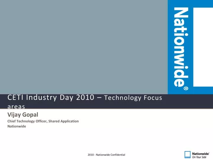ceti industry day 2010 technology focus areas