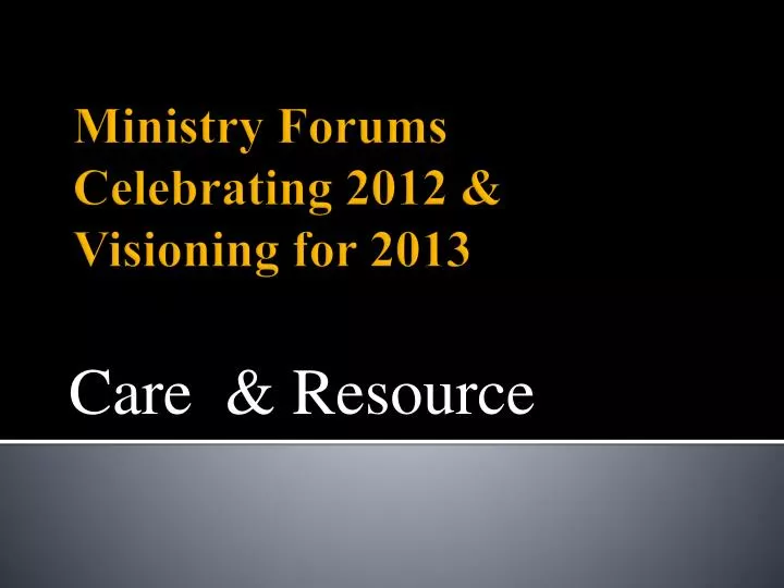 care resource