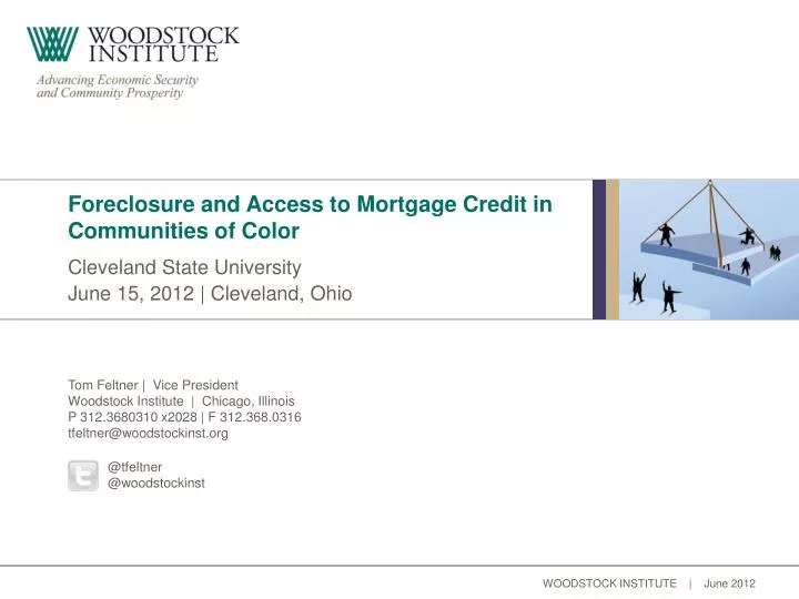 foreclosure and access to mortgage credit in communities of color