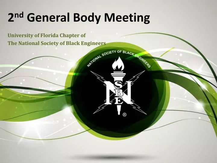 2 nd general body meeting