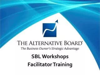 SBL Workshops Facilitator Training
