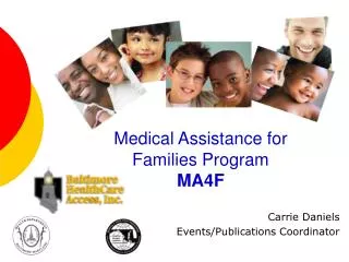 Medical Assistance for Families Program MA4F