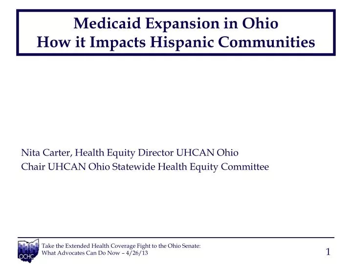 medicaid expansion in ohio how it impacts hispanic communities